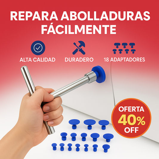 Extractor de Golpes para Carros + Kit de 18 Adaptadores Gratis